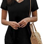 Lime Flare Women Summer Short Tshirt Dress Casual Mini Beach Shirt Sundress