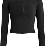 ZHENWEI Cropped Long Sleeve Running Jacket,PLEASE make sure buy it from ZHENWEI.Others sell counterfeit products