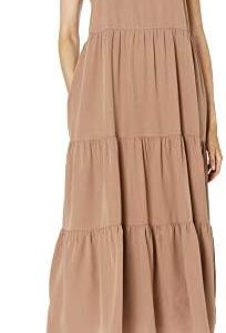 The Drop Womens Britt Tiered Maxi Tent Dress