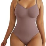 SHAPERX Bodysuit for Women Tummy Control Shapewear Seamless Sculpting Thong Body Shaper Tank Top