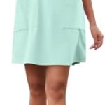 WNEEDU Womens Summer Dress 2024 Sleeveless Casual Beach Cover up Loose Tank Dress Short Sundresses with Pockets