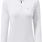 MoFiz Women’s UPF 50+ Sun Protection T-Shirt Long Sleeve Half-Zip Pullover Athletic Tops Hiking Runing Golf Shirts