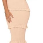PRETTYGARDEN Women’s Summer Midi Bodycon Dresses One Shoulder Strappy Tiered Ruffle Floral Boho Sun Dress