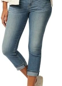 Signature by Levi Strauss & Co. Gold Womens Mid-Rise Slim Fit Capris (Available in Plus Size)