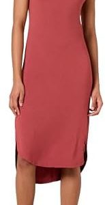 Amazon Essentials Womens Jersey Sleeveless V-Neck Midi Dress