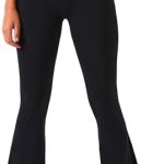 OZICERD Flared Leggings for Women High Waisted Workout Leggings Tummy Control Butt Lifting Flare Yoga Pants