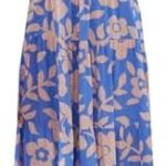 kinstell Women’s Summer Boho Spaghetti Strap Square Neck Ruffle Casual Flowy Long Dress Beach Swing Party Maxi Dress