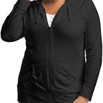 Just My Size Women’s Full Zip Jersey Hoodie