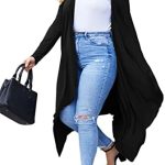 IN’VOLAND Women’s Plus Size Lightweight Cardigan Long Sleeve Open Front Drape Cardigans Casual Long Duster（XL-5XL）