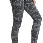 Occffy Leggings for Women High Waist Yoga Pants with Pockets Workout Tummy Control Femme Gym Running Tights CK888