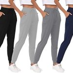 BVNSOZ Joggers for Women with Pockets Drawstring Sweat Pants for Yoga Running Workout