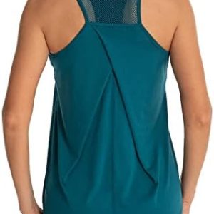 Aeuui Womens Workout Tops for Women Racerback Tank Tops Mesh Yoga Shirts Athletic Running Tank Tops Sleeveless Gym Clothes