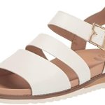 Dr. Scholl’s Shoes womens Island Glow Strappy Flat Sandal Flat Sandal