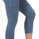 Dragon Fit High Waist Yoga Leggings with 3 Pockets Tummy Control Workout Running Yoga Pants for Women