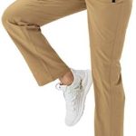 TBMPOY Women’s Quick Dry Hiking Scrub Pants Lightweight Sun Protection Stretch Mountain Trousers with Zipper Pockets