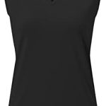JHMORP Women’s Golf Shirts Sleeveless Quick Dry V-Neck Tennis Sport Activewear Polo Tank Tops