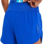MYSSUCI 2 in 1 Running Shorts Women High Waisted Athletic Shorts for Women with Zipper Pocket Workout Jogging Sport Shorts