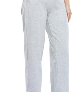 Willit Women’s Cotton Sweatpants Open Bottom Yoga Sports Pants Straight Leg Lounge Athletic Pants with Pockets
