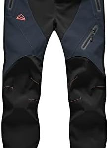 BGOWATU Women’s Waterproof Snow Pants Ski Snowboard Hiking Fleece Lined Warm Insulated Winter Softshell Pants
