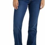 Riders by Lee Indigo Womens Pull On Waist Smoother Bootcut JeansJeans