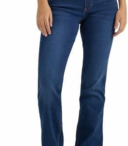 Riders by Lee Indigo Womens Pull On Waist Smoother Bootcut JeansJeans