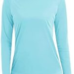 Boladeci Women’s UPF 50+ UV Protection Sun Shirts Long Sleeve Quick Dry Crewneck Gym Swim T-shirts Tops Rash Guard