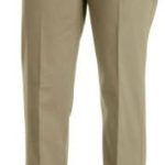 Dickies Womens Plus-Size Relaxed Straight Stretch Twill Pant
