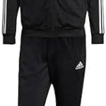 adidas mens Sportswear Basic 3-stripes Tricot Track Suit