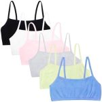 Fruit of the Loom womens Spaghetti Strap Cotton Pull Over Sports Bra