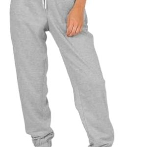 CHICZONE Women Sweatpants Elastic High Waist Drawstring Parachute Pants Casual Baggy Pants with Pockets