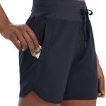 BALEAF Women’s 5″ Running Shorts Workout with Pockets Quick Dry Athletic Shorts Elastic Waist