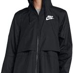 Nike Sportswear Repel Essentials Black/Black/White DQ3352-010 Women’s Woven Jacket