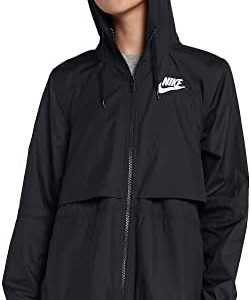 Nike Sportswear Repel Essentials Black/Black/White DQ3352-010 Women’s Woven Jacket