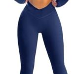 OZICERD Workout Sets for Women 2 Piece Gym Sets Outfit Long Sleeve Top Leggings Ensemble 2 Pieces Sport Femme Yoga Set