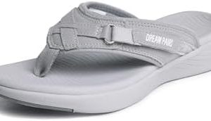 DREAM PAIRS Women’s Arch Support Flip Flops Comfortable Thong Sandals