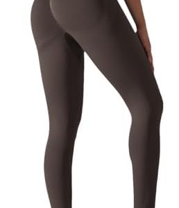 Vozobi Tiktok Trending Leggings Women’s High Waist Smile Contour Booty Leggings Scrunch Butt Lift Workout Seamless Yoga Pants