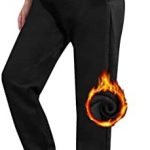 heekpek Jogging Pants Women Baggy Sweatpants High Elastic Waist Jogger Sports Pant with Pockets Warm Workout Fleece Trousers