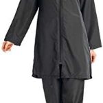 TianMaiGeLun Muslim Swimwear for Ladies Modest Islamic Beachwear with Hijab Full Muslim Swimsuits Burkini Swimming Sportswear