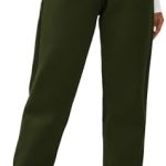 PINSPARK Women’s Fleece Lined Sweatpants Winter Fall Athletic Jogger Pants Casual Baggy Trousers with Pockets