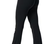 Sunzel Sunzfly Hidden Butt Scrunch Mini Flare Leggings for Women, Flared Yoga Pants with Tummy Control and High Waist