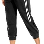 Women’s Capri Sweatpants Joggers with Pockets Capris High Waist Drawstring Yoga Running Workout Casual Capri Pants