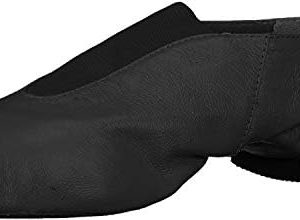 Bloch Dance womens Super Jazz Leather and Elastic Slip On Jazz Shoe