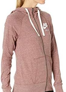 Nike Womens Gym Vintage Full Zip Hooded Sweatshirt