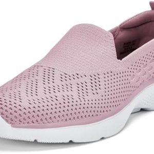 Puxowe Women’s Slip-On Walking Tennis Shoes-Comfortable Work Driving Nursing Sneakers