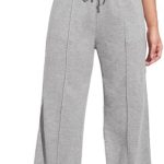 Nileton Sport Sweatpants Wide leg with lines – High Waist – Side Pockets Drawstring Pants Women Sportswear