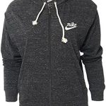 Nike Womens Women’s Sportswear Gym Vintage Full-Zip Hoodie 