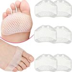 Metatarsal Pads for Women 6 pack, Upgrade Ball of Foot Cushion, Metatarsal Foot Pads for Pain Relief, Soft Forefoot Pad Foot Gel Pads Shoe Pads