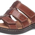 Clarks womens Leisa Spring Slide Sandals Slide Sandal