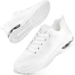 Judxsious Women’s Athletic Sneakers Comfortable Walking Sport Breathable Running Air Cushion Casual Tennis Gym Shoes