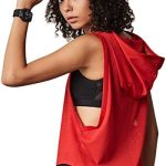 Women’s Fitness Sleeveless Mesh Hoodie Sports Running T-Shirts Workout Tops